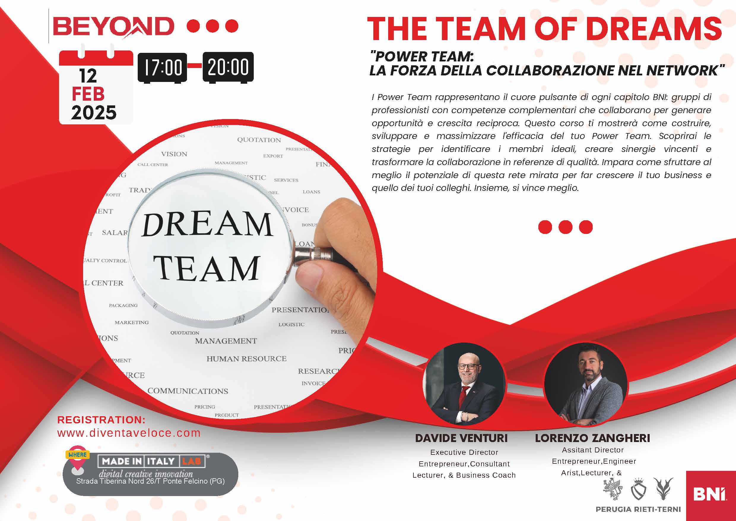 THE TEAM OF DREAMS - MSP Febbraio