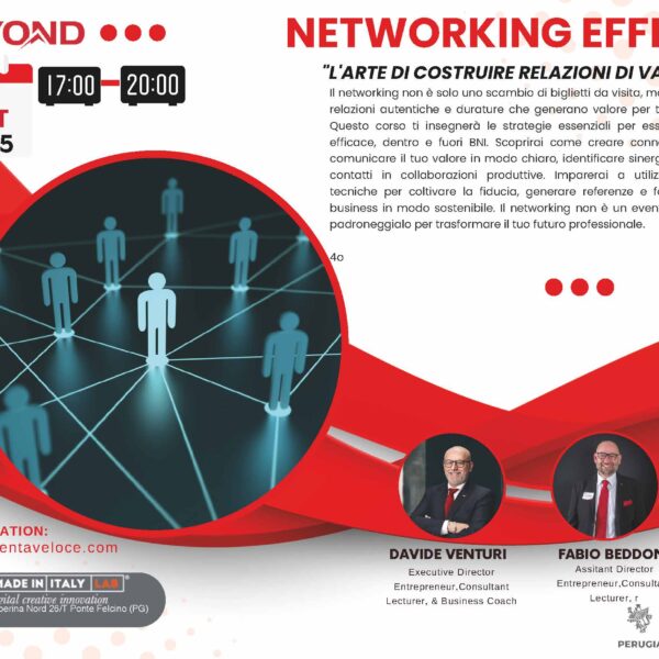 MSP Settembre - NETWORKING EFFICACE